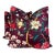 Vintage Manuel Canovas Floral Chintz in Plum 22" Pillows-a Pair For Sale