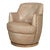 Jhs Candace Gaston Leather Swivel Chair For Sale