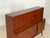 Vintage Danish Teak Highboard Cabinet For Sale - Image 3 of 12