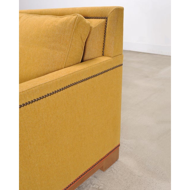 Holly Hunt for Studio H George v Sofa in Goldenrod Fabric For Sale - Image 10 of 18