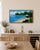 Nautical Summer on the Shore Original Oil on Canvas by Eric Son For Sale - Image 3 of 3