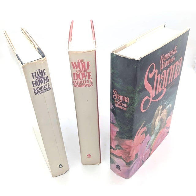 1970s 1970s First Editions of Romance Novels by Kathleen E Woodiwiss, Set of 3 For Sale - Image 5 of 11
