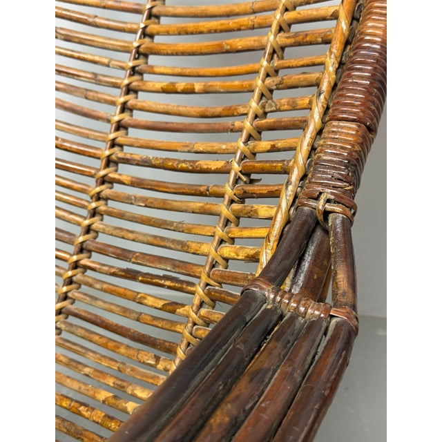 Vintage Bamboo Wheeled Garden Lounge Chairs, 1930, Set of 2 For Sale - Image 12 of 13