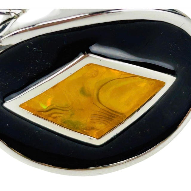 Modern Oscar De La Renta Lunt Silverplate Napkin Rings - Set of 8 For Sale - Image 3 of 6