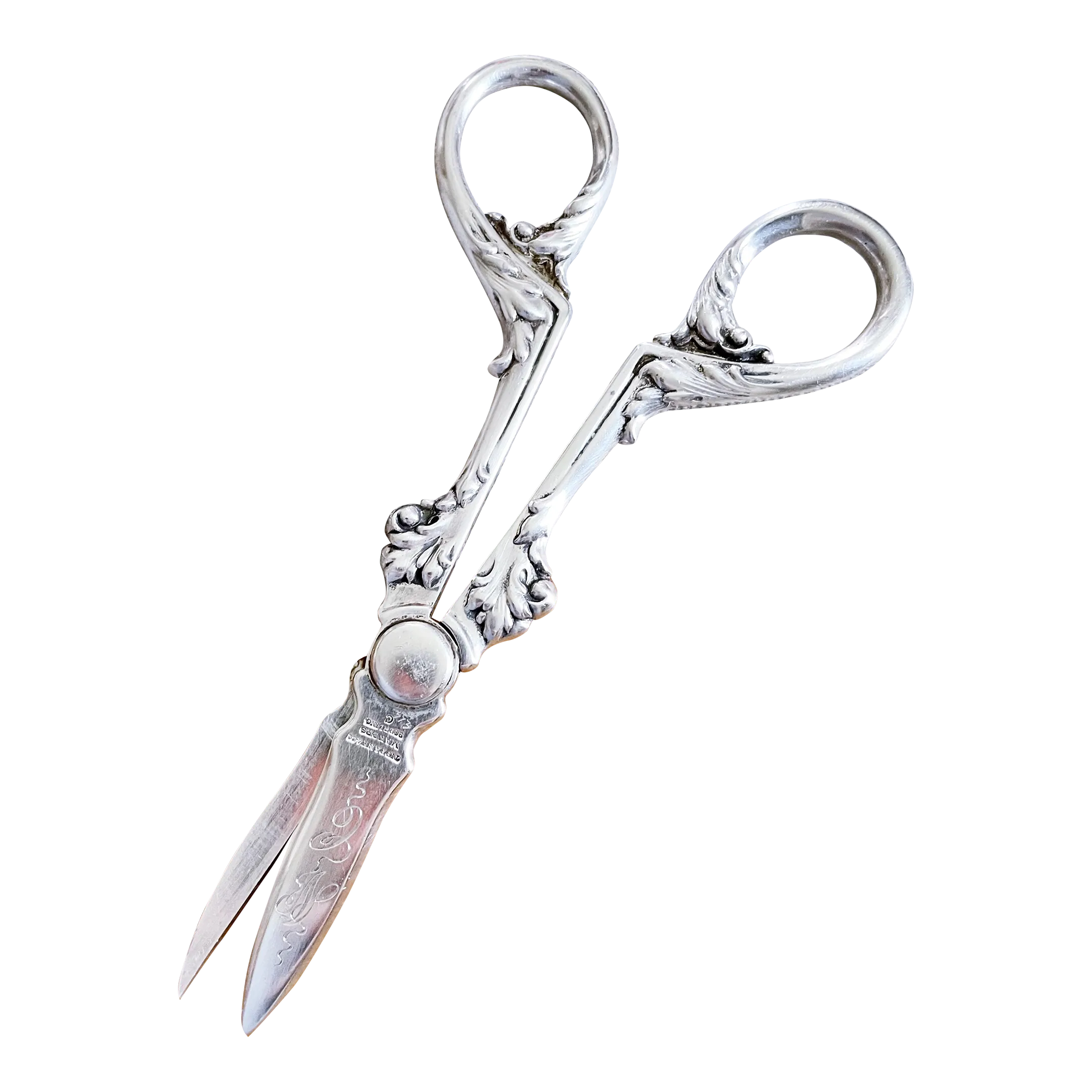 Antique Tiffany & Co Sterling Silver Grape Shears | Chairish