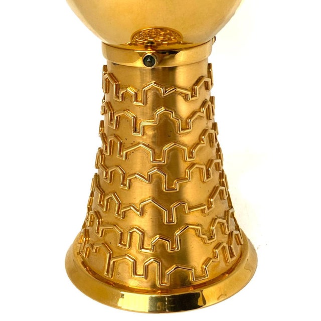 2010s Vintage German Bernd Cassau Paderborn Gilt Sterling Silver Chalice For Sale - Image 5 of 12