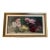 Early 20th-Century e.a. Cox Floral Still Life Oil on Canvas in Swedish Giltwood Frame For Sale