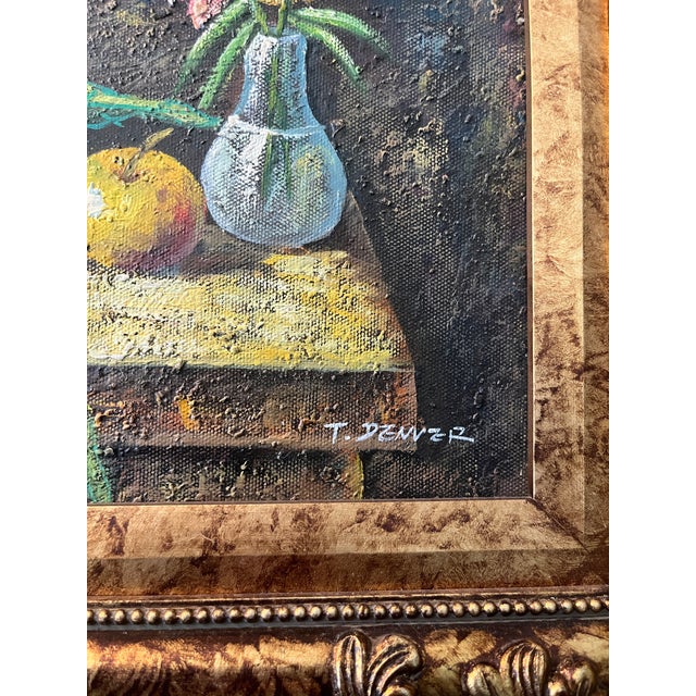 Original Oil Painting Fruit 20th Century For Sale - Image 4 of 5