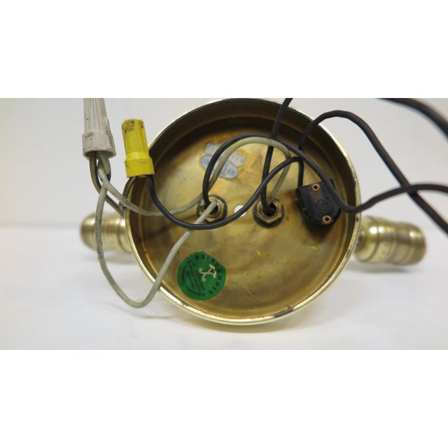 Gold 1950s Gerald Thurston for Lightolier Wall Light Sconce For Sale - Image 8 of 9