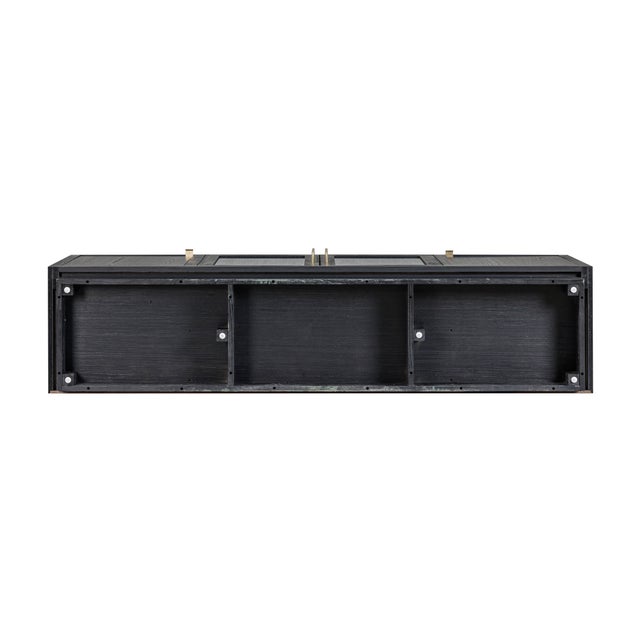 Marlow Black Wood Console For Sale In Los Angeles - Image 6 of 9