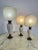 Mid-Century Modern Mid-Century Italian Wood and Ceramic Table Lamps, 1960s, Set of 3 For Sale - Image 3 of 9