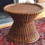 Mid-20th Century Boho Handwoven Wicker Table For Sale - Image 9 of 12