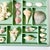 Vintage Coastal Boho Chic Seashell Collection, Sage Divided Shadowbox Decorative Object For Sale - Image 6 of 9