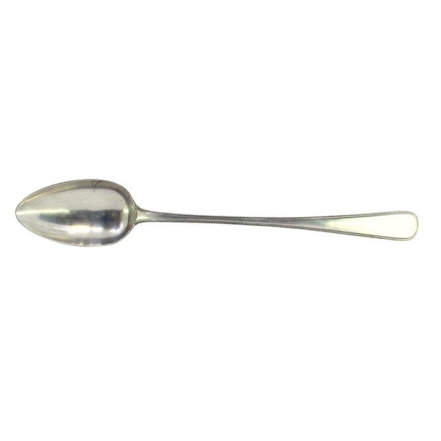 Silver Rice and Serving Spoon in Silver with Pearls Handle For Sale - Image 8 of 8