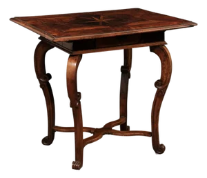 18th C. Italian Side Table W/ Inlay Veneers