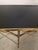 Black Hollywood Regency Console Table in the style of Maison Jansen, 1980s For Sale - Image 8 of 9