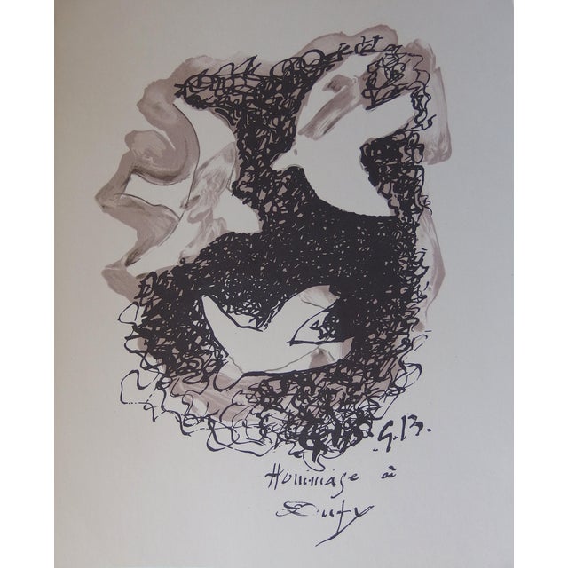 Georges Braque, Composition with Birds, Lithograph For Sale