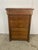 Biedermeier Secretary in Walnut with Full Columns, 1820s For Sale - Image 15 of 18