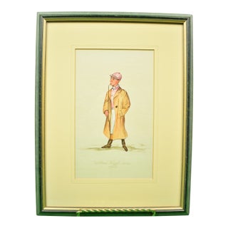 William Higgs, Jockey 1906 Watercolour by Wm. Pearce 08 For Sale