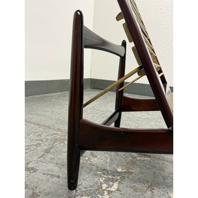 Ib Kofod-Larsen for Selig Furniture Chaise Lounge, Mid 20th Century For Sale - Image 9 of 12