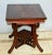 Wood 1900s Antique Victorian Parlor Table Hand Carved Bottom Bookshelf Solid Mahogany For Sale - Image 7 of 10