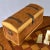 Isamu Noguchi Hand Made Chess and Cribbage Live Edge Game Table on Tree Stump With Pieces For Sale - Image 4 of 15