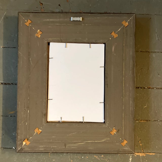 Art Deco 1940’s Art Deco Original Male Nude Abstract Sepia Study Drawing Ornate Frame For Sale - Image 3 of 4