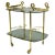 Italian Bar Cart in Brass and Smoked Glass, 1960s For Sale - Image 12 of 12