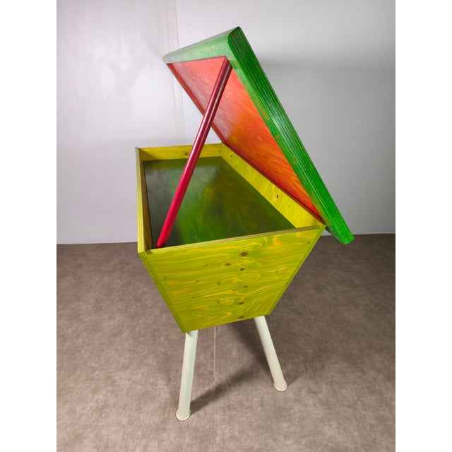 Wood Vintage Radical Design Artists Chest of Drawers by Dieter Zimmermann, 1990s For Sale - Image 7 of 16