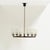 Vintage Six-Light Chandelier in Brass with Teak and Black Metal from Philips, 1960s For Sale - Image 12 of 12