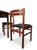 Italian Teak Round Table and Chairs, 1960s, Set of 5 For Sale - Image 9 of 10