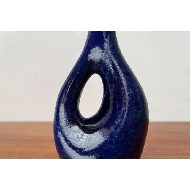 Mid-Century German West German Pottery WGP Vase with Organic Shape, 1960s, in Very Good conditions. Designed 1960 to 1969
