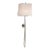 Thomas O'Brien for Visual Comfort Signature Edie Baluster Sconce in Polished Nickel with Natural Paper Shade For Sale