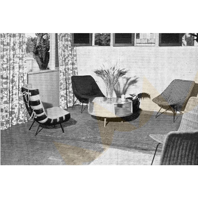 Brazilian Modern “Concha” Armchairs in Iron and Burnt Caramel Mohair by Carlo Hauner, Brazil, 1950s For Sale - Image 18 of 18
