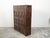 Wood English 1800s Wooden Court Cupboard with Doors, Drawers and Diamond Motifs For Sale - Image 7 of 12