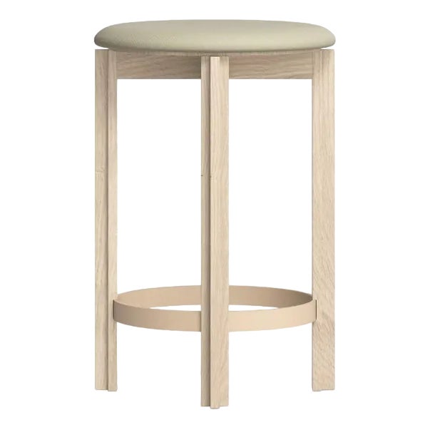 White Stained Oak Principal Counter Stool by Bodil Kjaer for Karakter For Sale