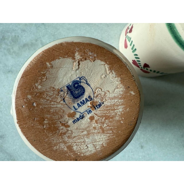 Vintage Hand Painted Italian Dishes Made by Lamas For Sale - Image 10 of 12