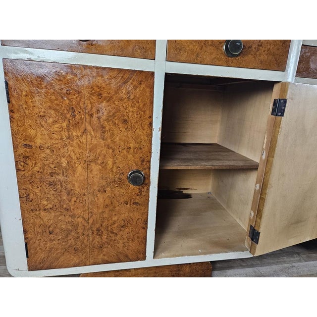 Vintage Kitchen Sideboard in Fir and Ant with Doors and Drawers, 1950 For Sale - Image 16 of 18