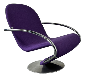 Space Age Streamline 1-2-3 Lounge Chair by Verner Panton for Fritz Hansen, 1970s
