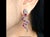 Bochic “Orient” Vintage Ruby & Sapphire Serpent Earrings Set 18K Gold & Silver For Sale In New York - Image 6 of 15