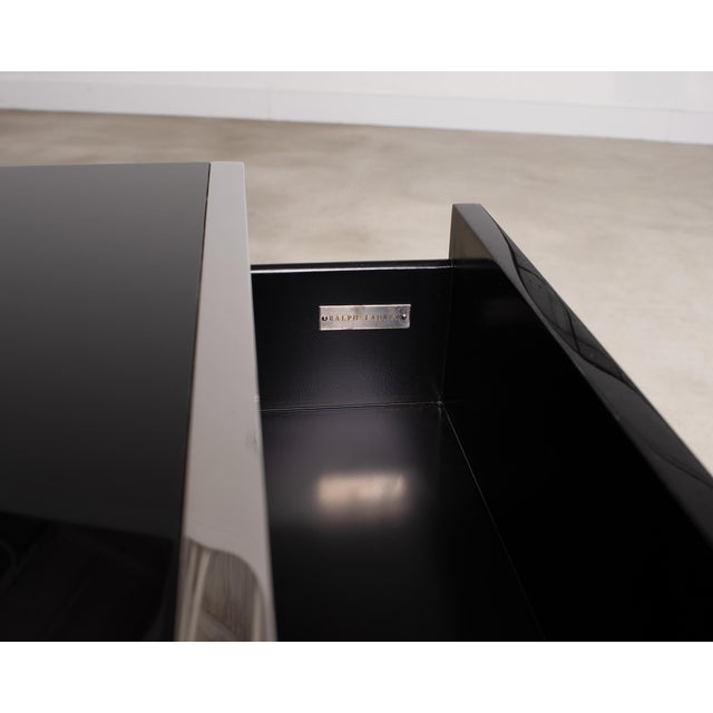 Ralph Lauren Art Deco Style Lacquered Duke Nightstand For Sale In Sacramento - Image 6 of 18