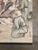 19th Century 19th Century Japanese Silk Scroll by Haruki Nanmei Edo Period For Sale - Image 5 of 12