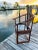 Chinoiserie 19th Century English Colonial Chinese Fretwork Back Chinoiserie Bamboo Chair. For Sale - Image 3 of 11
