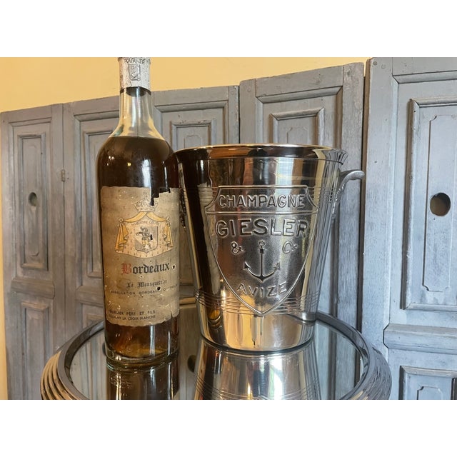Vintage French Champagne Cooler, 1930 For Sale - Image 9 of 10