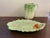 Ceramic Early 1900s Pale Green Lettuce Leaf Serving Plate For Sale - Image 7 of 8