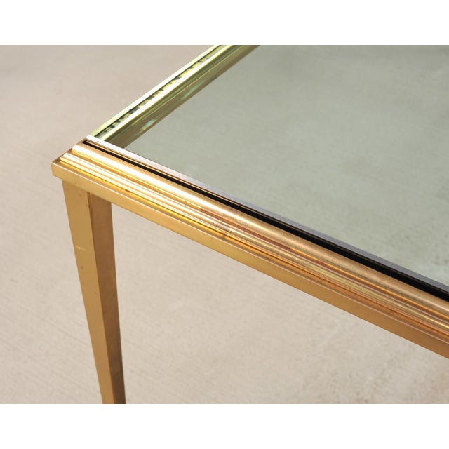 Maison Jansen Style Neoclassical Bronze Glass Cocktail Table For Sale - Image 17 of 18