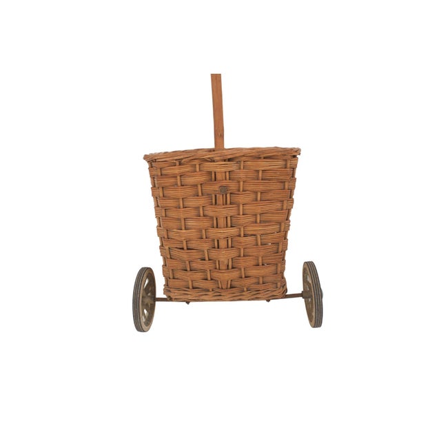 Mid 20th Century Mid-Century French Market Basket For Sale - Image 5 of 7