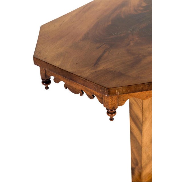 Brown Antique Mahogany Occasional Table, 1800s For Sale - Image 8 of 14