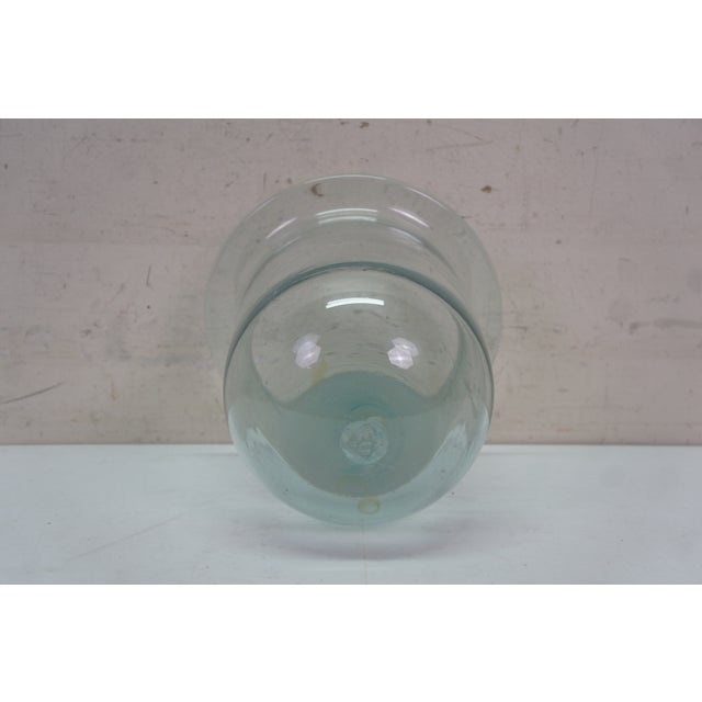 Glass Hand Blown Glass Cloche Apothecary Bell Jar Display Dome Terrarium 10" For Sale - Image 7 of 12