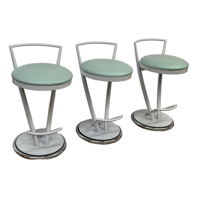 Postmodern Jetson Counter Stools, Set of Three For Sale